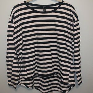 long sleeve striped shirt